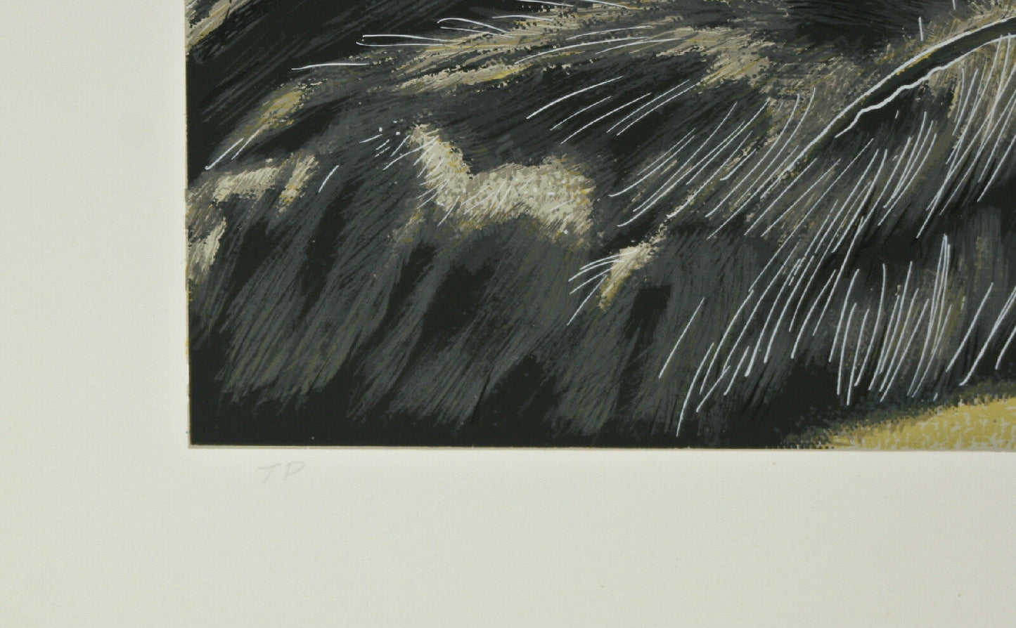 "Chinese Snow Leopard" by Martin G. Katon Signed Trial Proof TP Lithograph 29x24