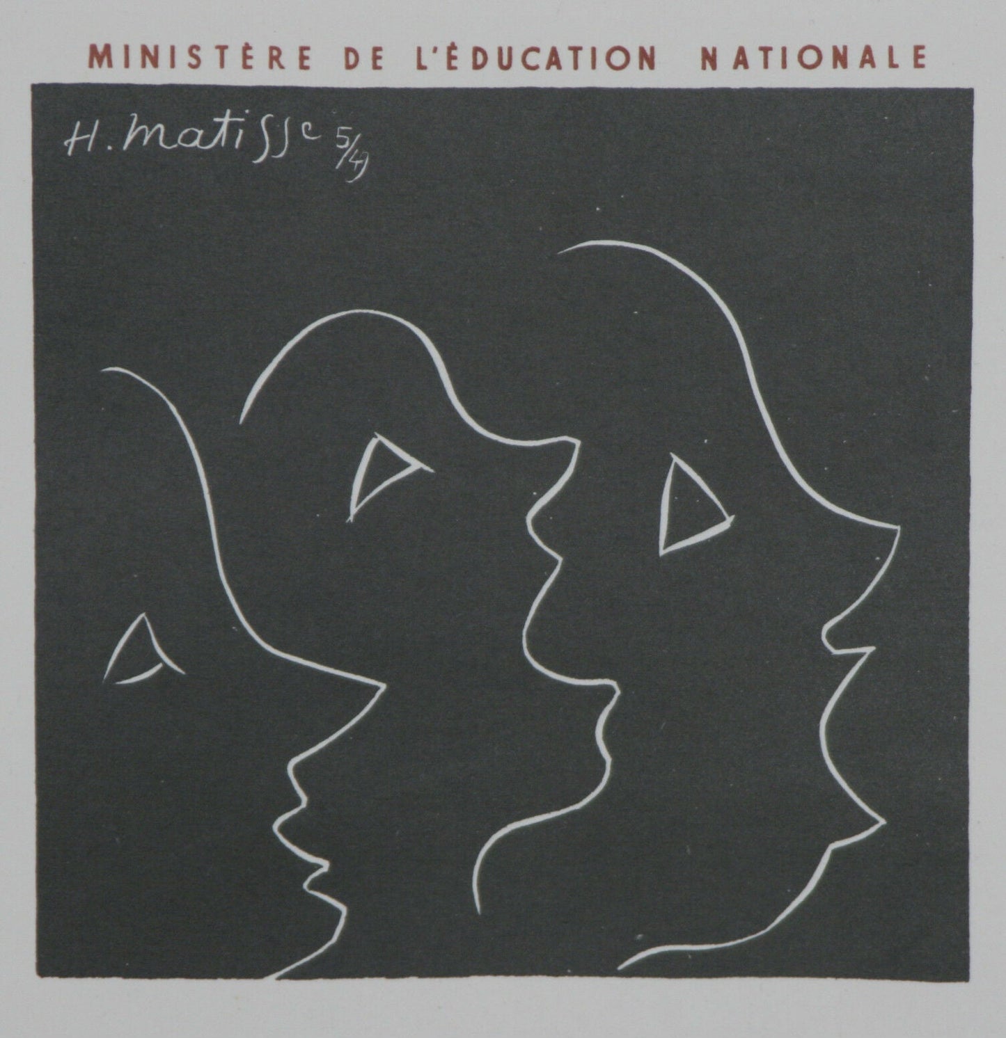 Collection of (4) Matisse Lithographs from Fernand Mourlot Book: Art in Posters