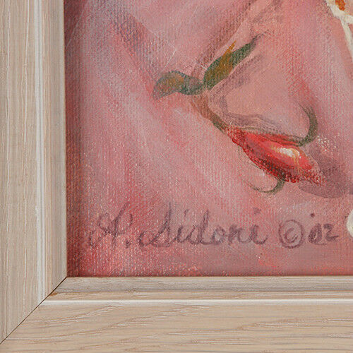 Untitled (Floral Still Life) By Anthony Sidoni 2002 Signed Oil on Canvas