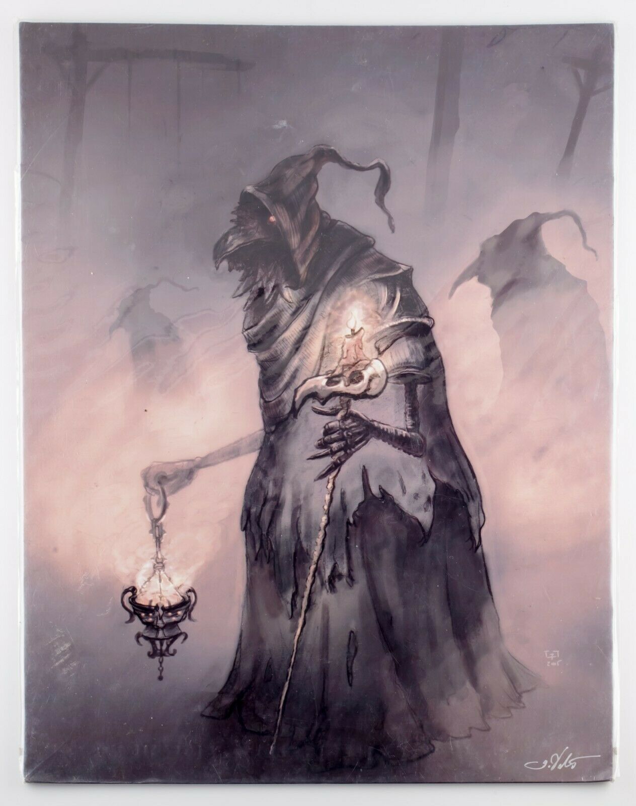 Four Prints by Gavin Gray Valentine Unframed in Plastic Sleeves Nice!