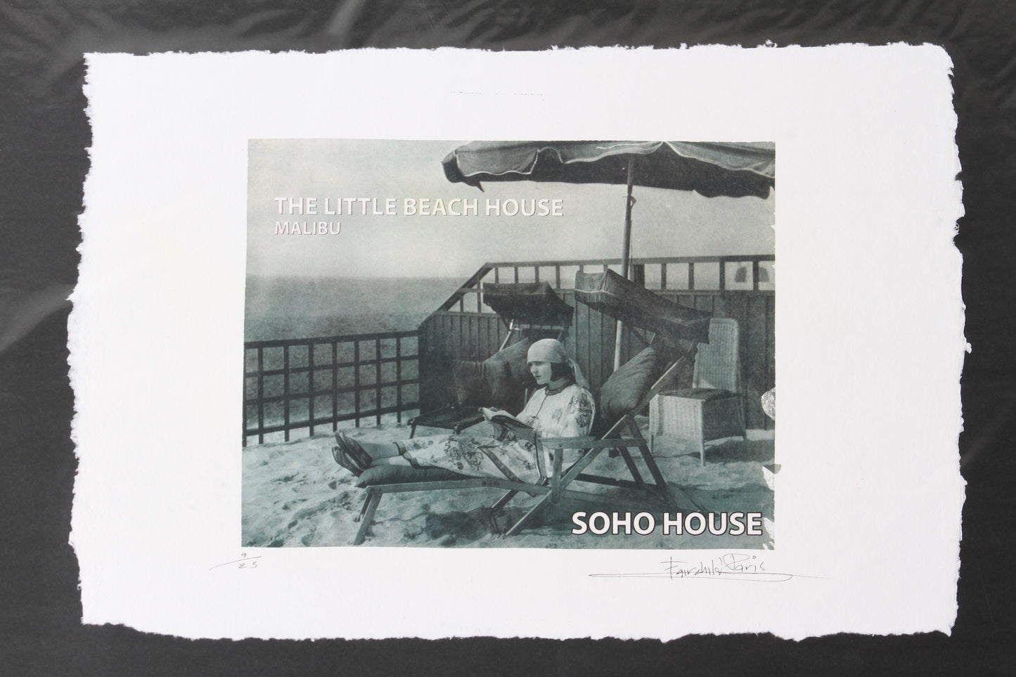 Malibu SOHO House Print By Fairchild Paris LE 9/25