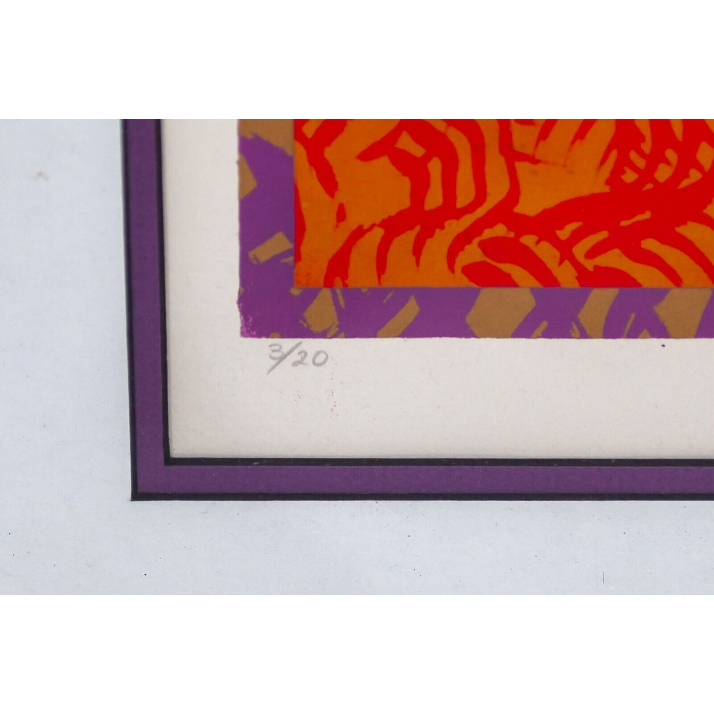 "Iluvia" by Calixto Robles Framed Silkscreen on Paper Signed LE 3/20