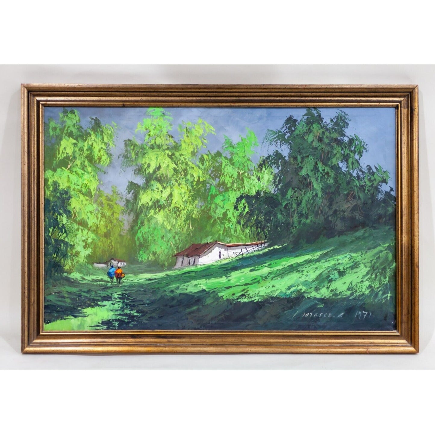 "In the High Andes" by Carlos Catasse Framed Oil on Canvas 1971