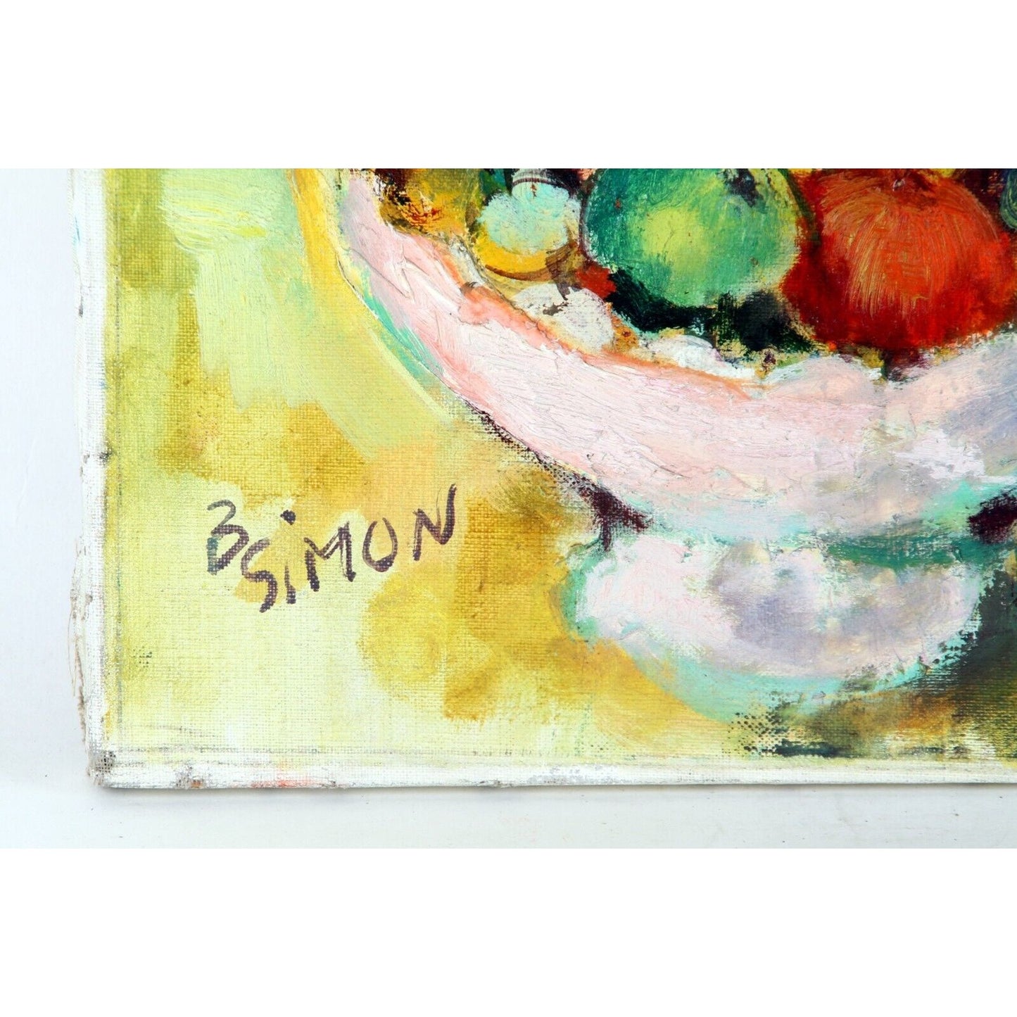 "Girl Drawing" by B. Simon, Oil Painting on Canvas, 24x20