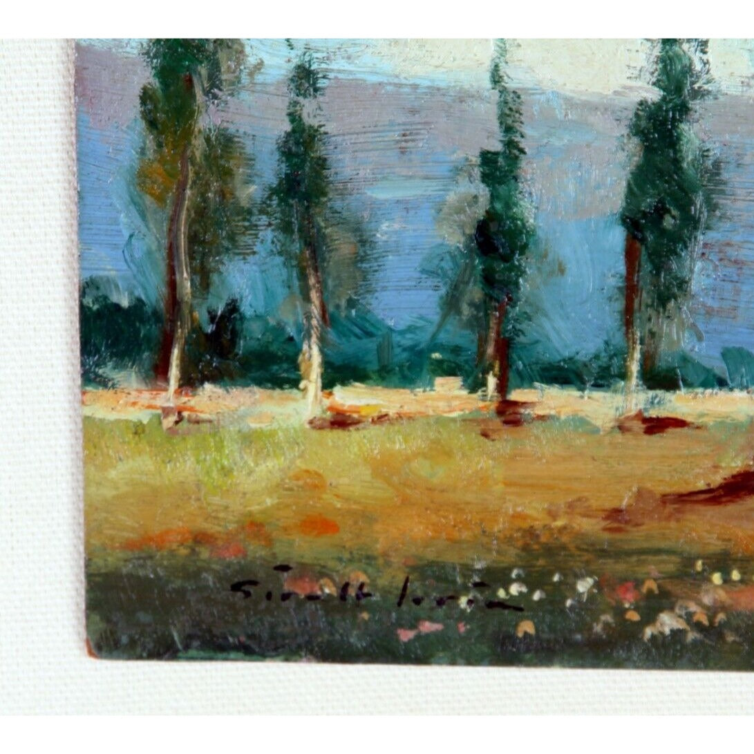 Joan Giralt Lerin: Womens' Outing Oil Painting Signed