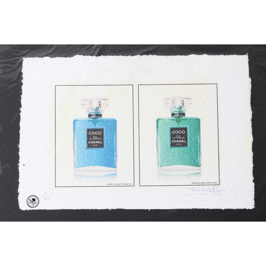 Coco Chanel Perfume Print By Fairchild Paris LE 5/25