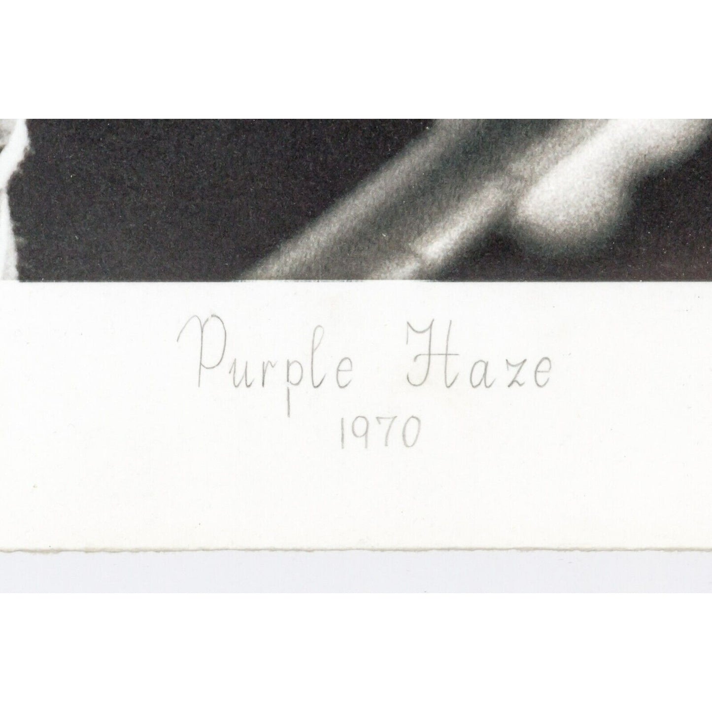 Purple Haze 1970  by Hulton Getty Embossed Sample NFS Photo Print Framed