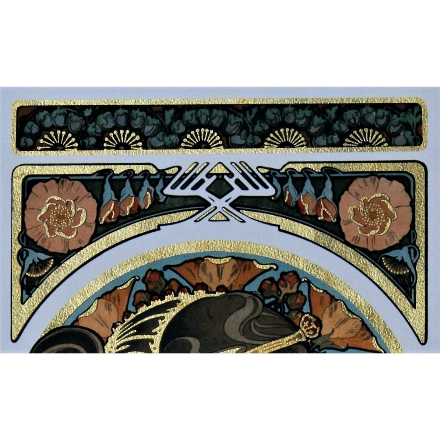 "Primrose" 1899 by Alphonse Mucha Signed LE #164/475 Giclée Framed w/ CoA