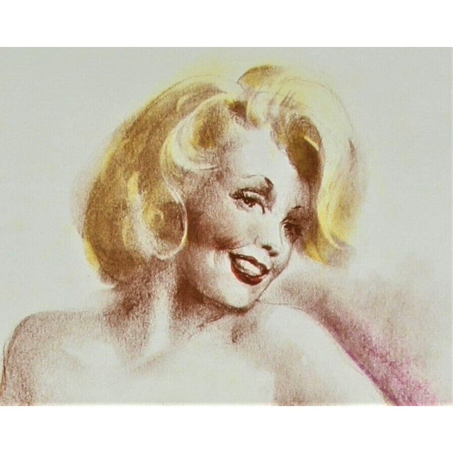 "Barely Yours Marilyn" (Monroe) by Earl Mac Pherson Lithograph Limited #44/280