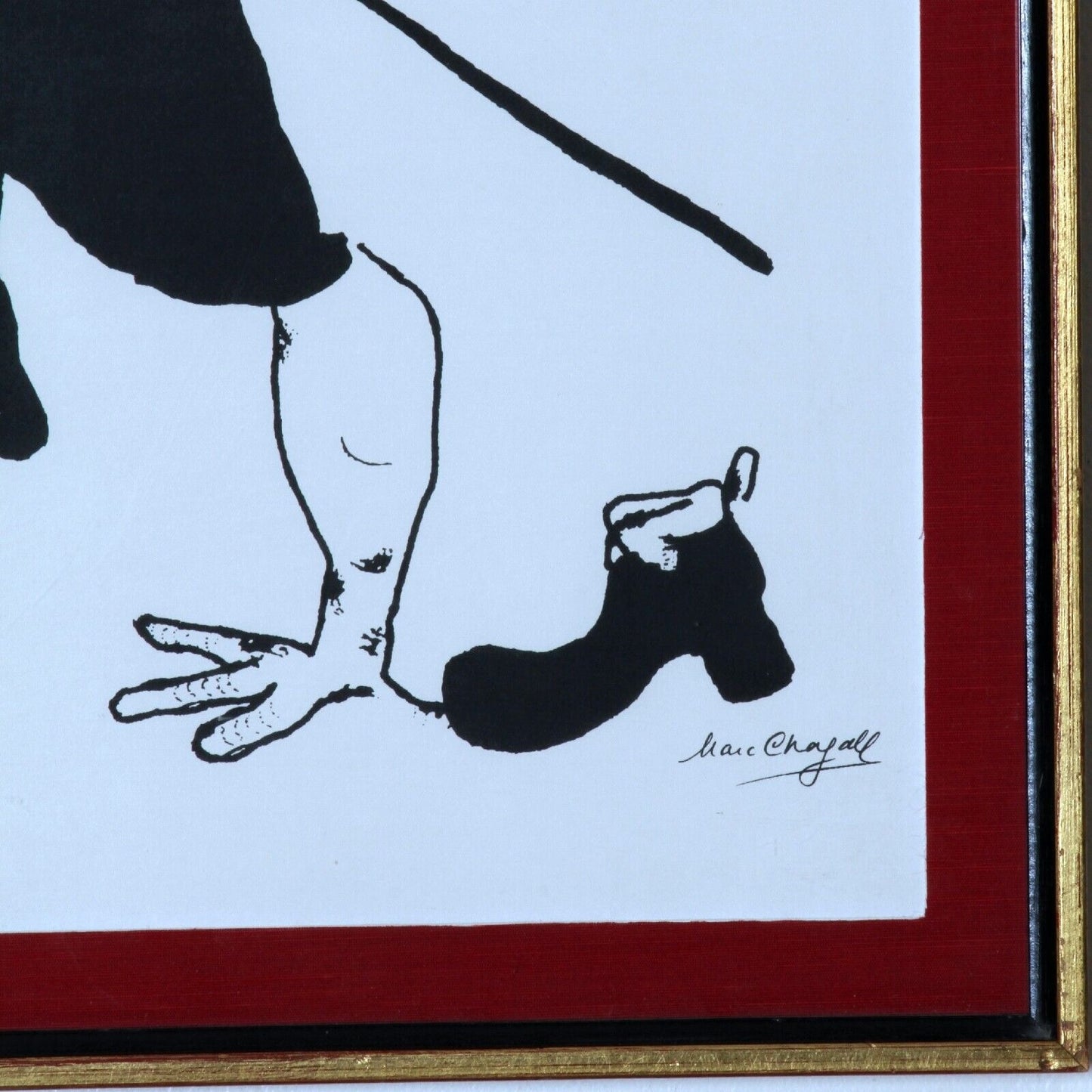 À Charlot Chaplin (Charlie Chaplin) by Marc Chagall Lithograph