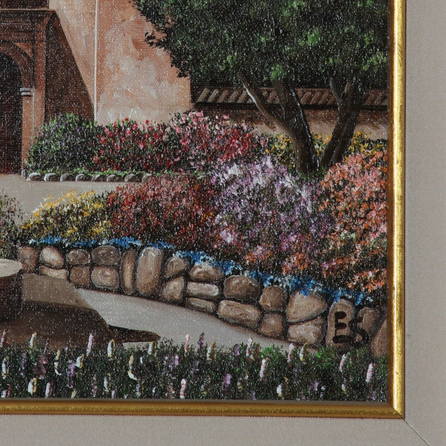 "San Carlos Borromeo" by Eugene Schmidt Framed Oil on Canvas 11x14