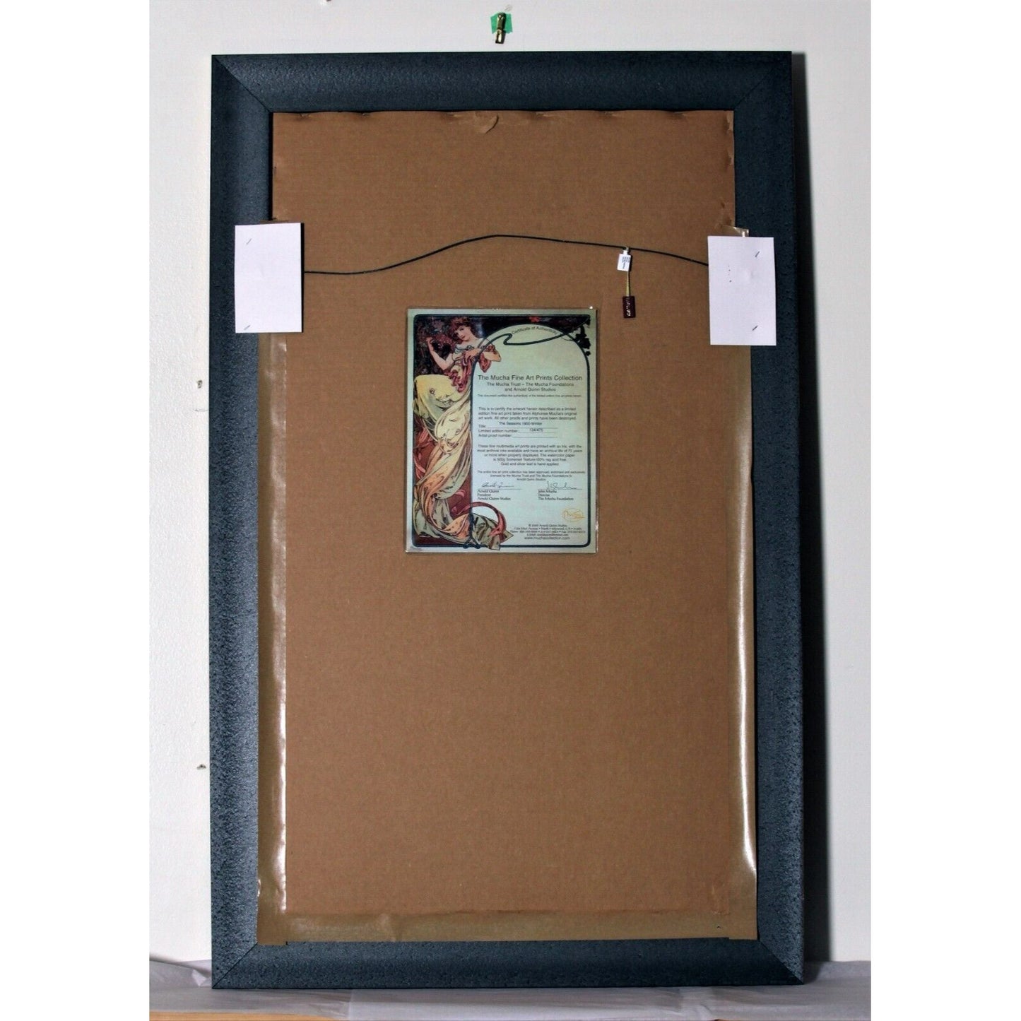 "The Seasons: Winter" (1900) by Alphonse Mucha Signed LE No. 134/475 Giclée