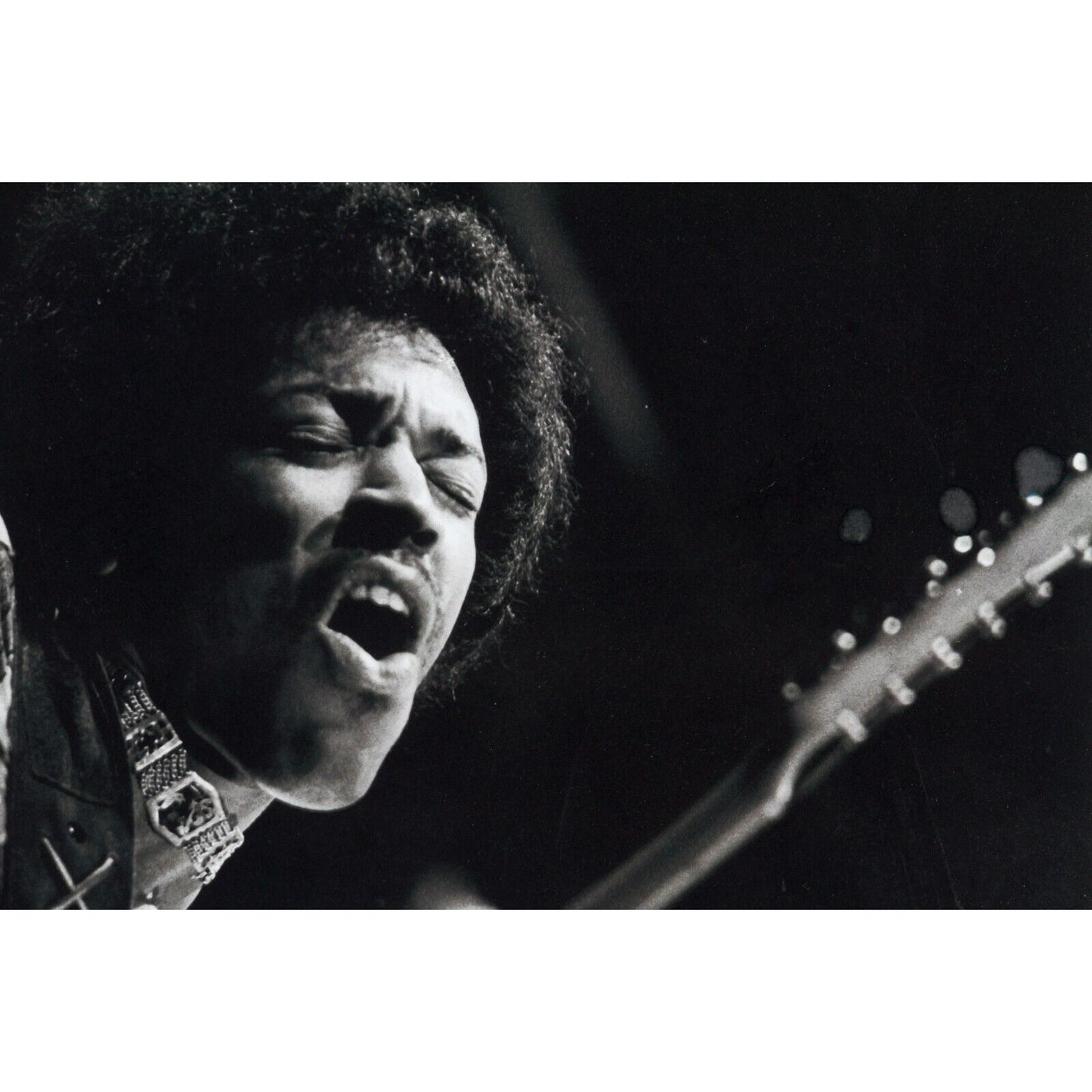 Purple Haze 1970  by Hulton Getty Embossed Sample NFS Photo Print Framed