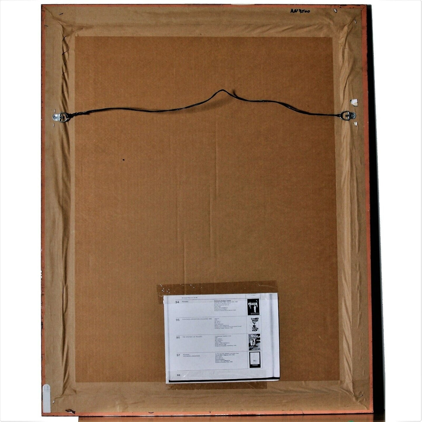 Picasso Papiers Collés Dessins by Pablo Picasso 1956 Gallery Exhibition Poster