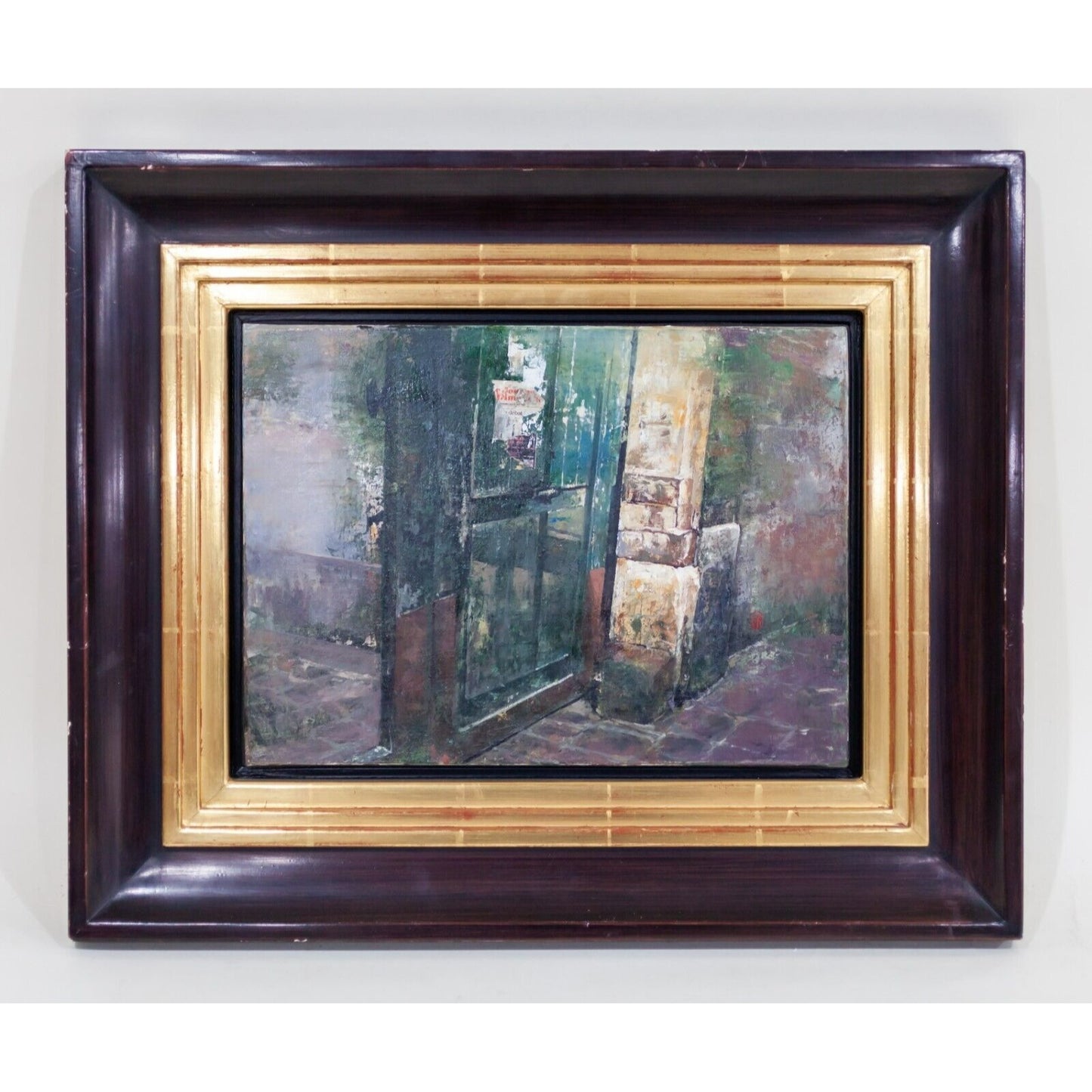 Untitled Mixed Media Collage by Chiu Tak Hak Framed Painting 1995
