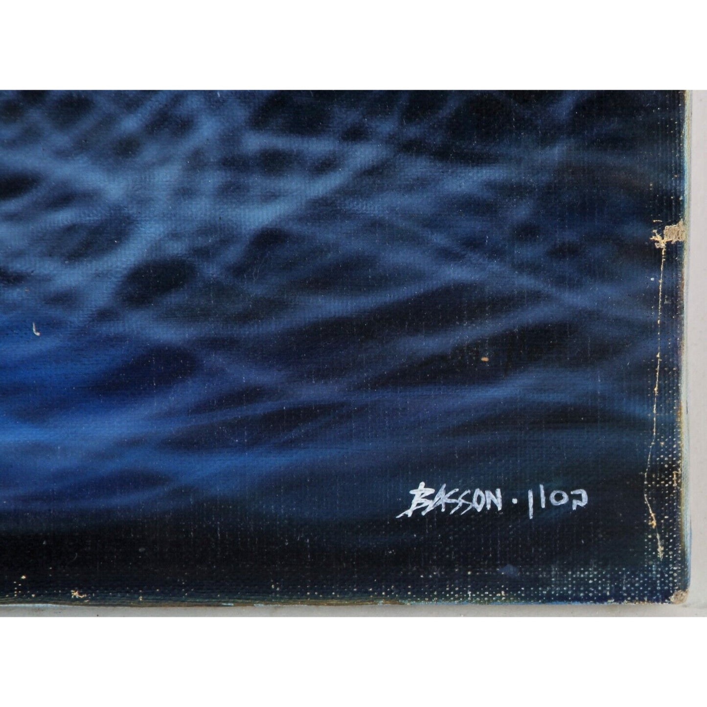 "Noah - The Dove Returns" by Naim Basson, Oil on Canvas Painting, 16x12