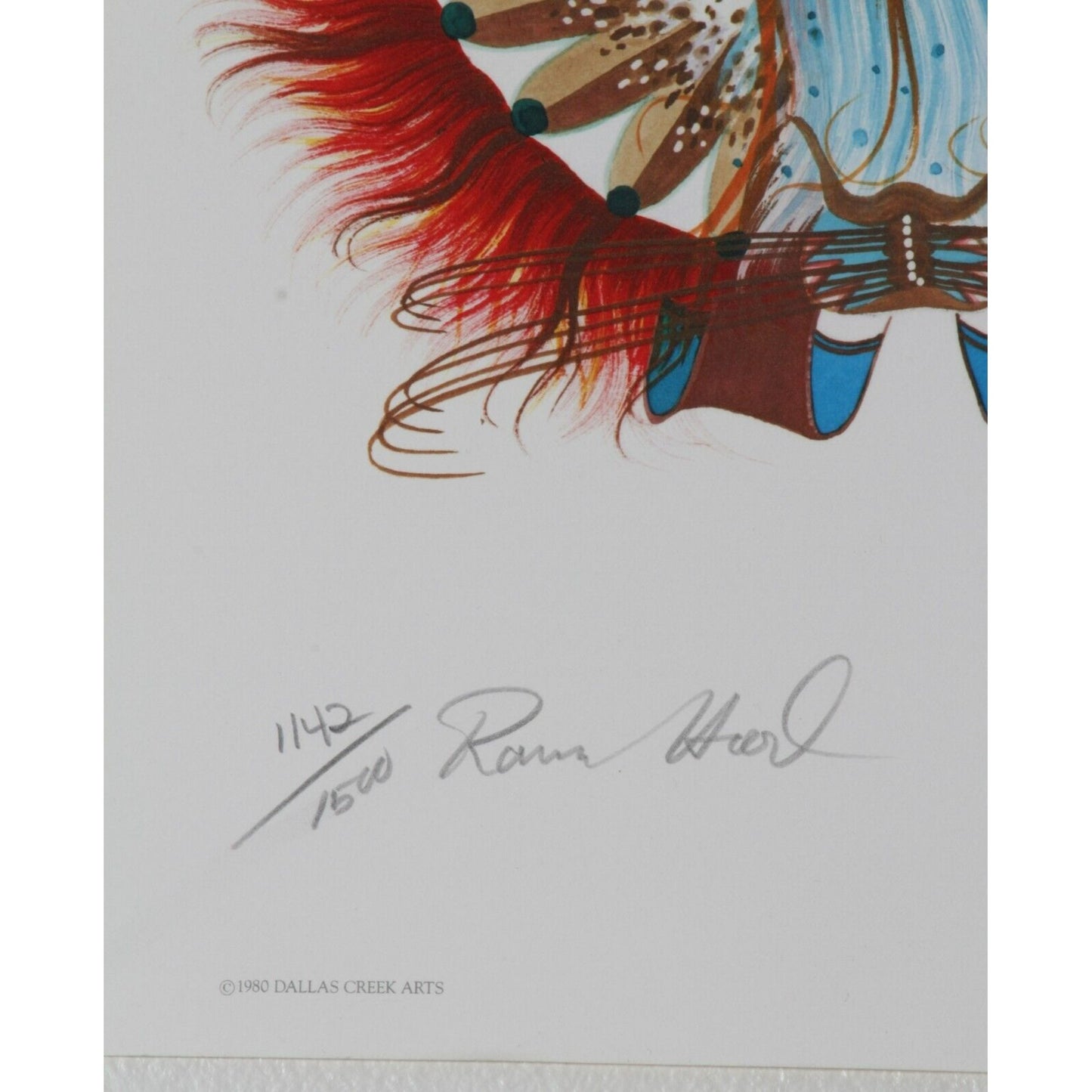 "Tied for First" by Rance Hood Lithograph on Paper LE #1142/1500 Unframed