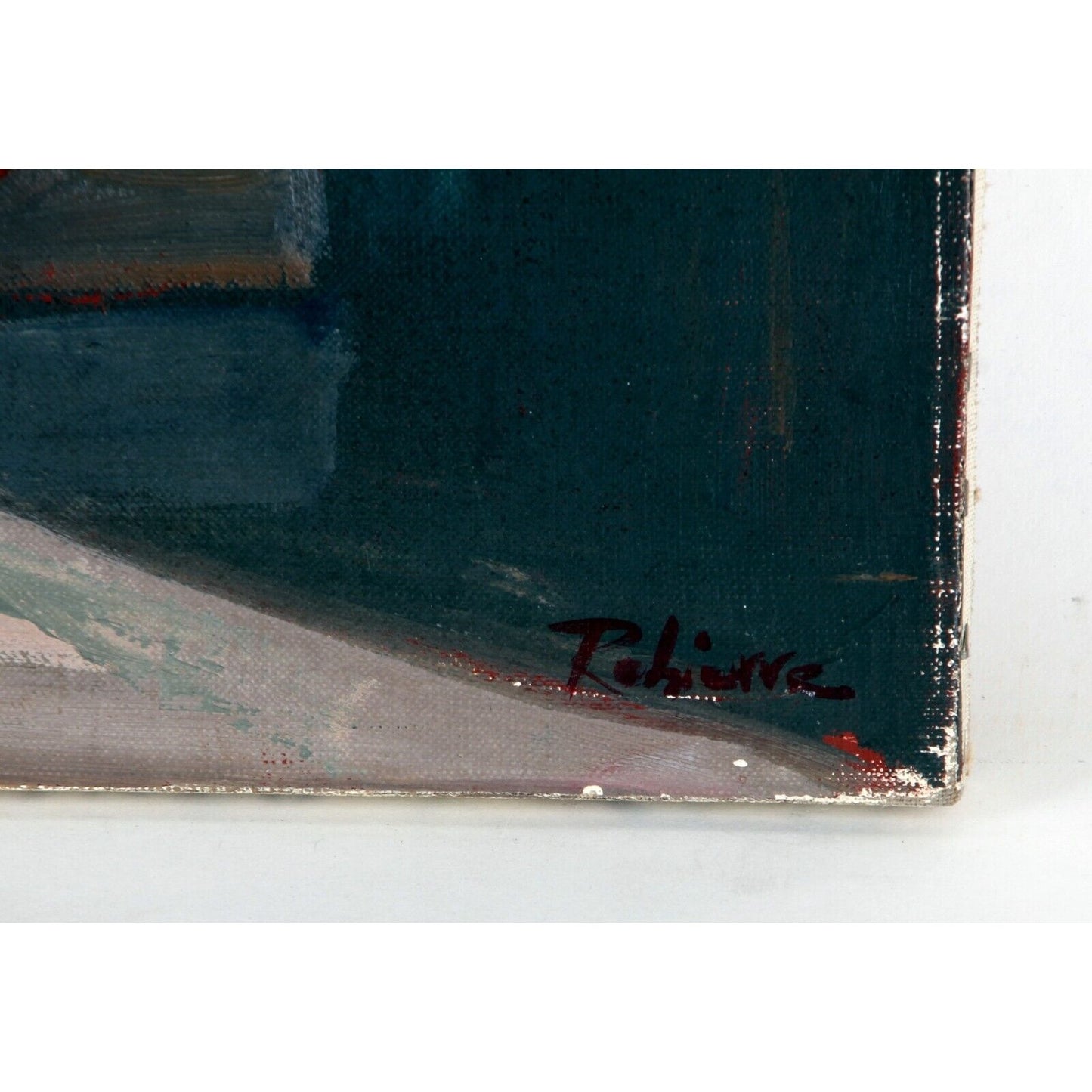 "Children Playing" by Robierre, Oil Painting on Canvas, 18x14