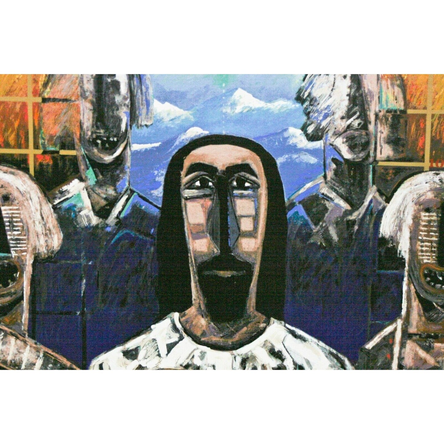 Vladimir Cora Serigraph LE of 250 "La Ultima Assembla" The Last Supper 2003