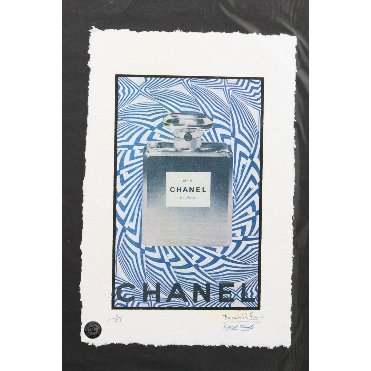 Chanel No.5 Perfume Print By Fairchild Paris LE 5/25