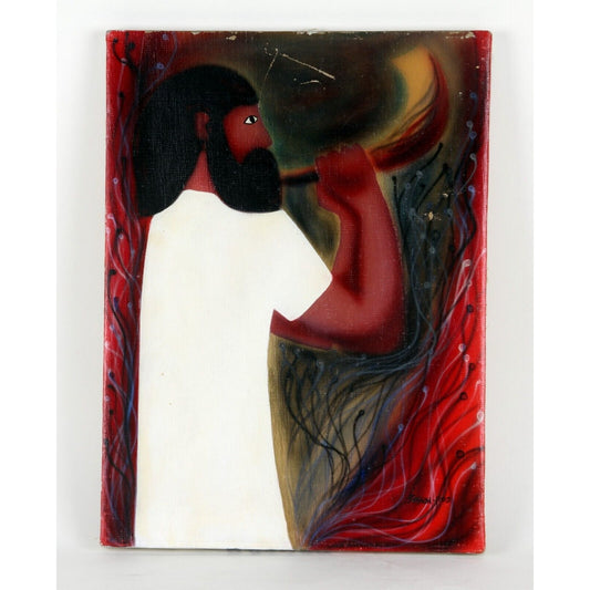 "Jerusalem" by Naim Basson, Oil on Canvas Painting, 16x12