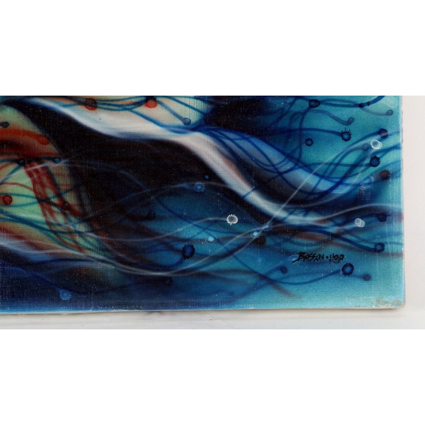 "Fish of Eilat II" by Naim Basson, Oil Painting on Canvas, 12x16