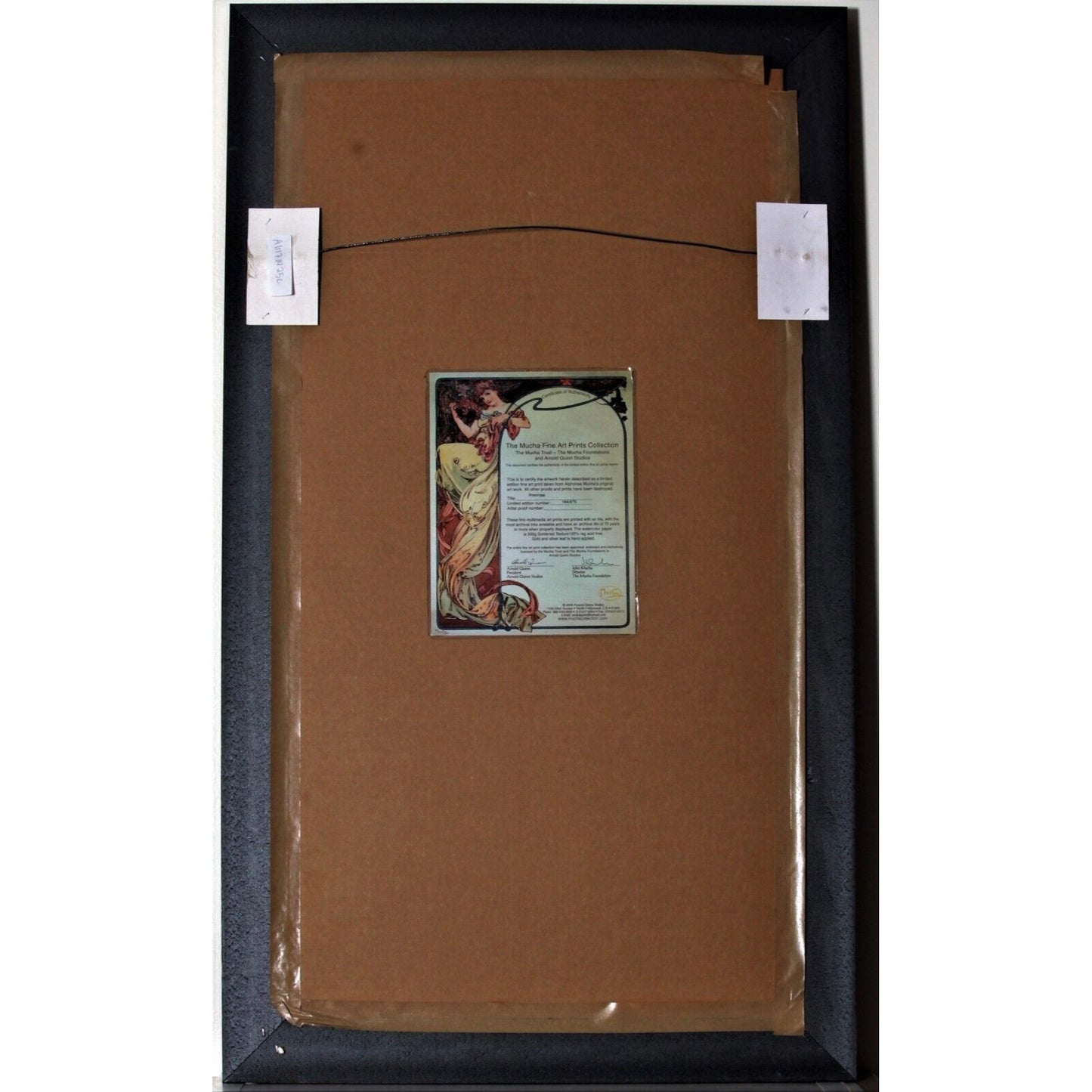 "Primrose" 1899 by Alphonse Mucha Signed LE #164/475 Giclée Framed w/ CoA