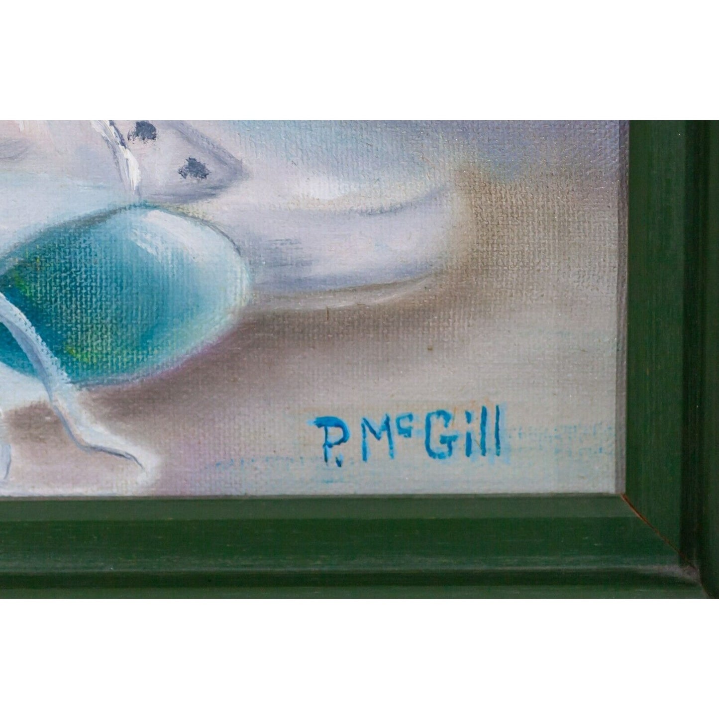 "Raggedy Anne" by Pat McGill Oil Painting on Canvas 11" x 15" Framed