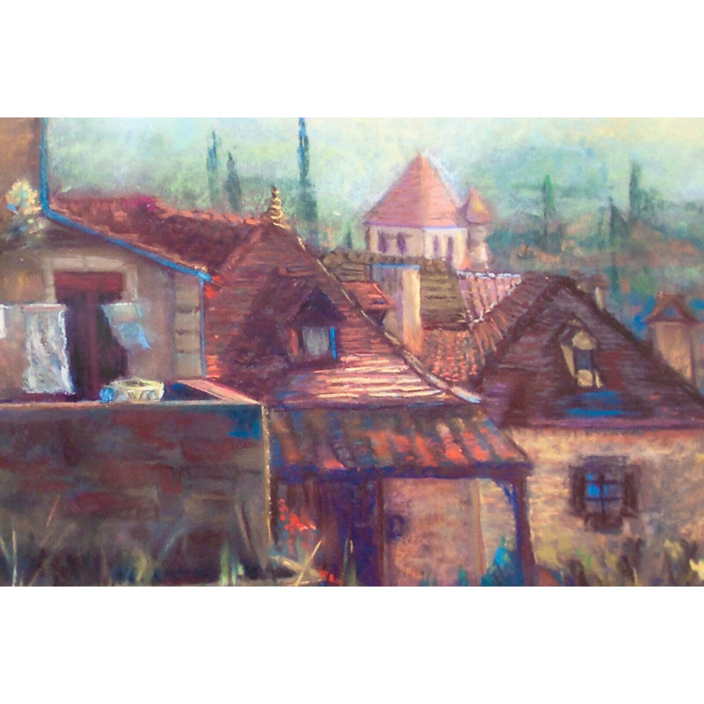 "Saint Cirq Lapopie in May" by Darla Warner 2005 Giclée Print #15/400