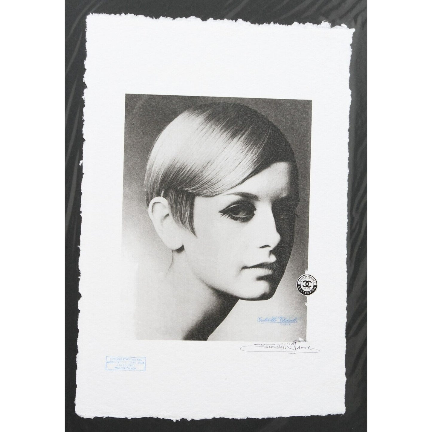 Chanel Twiggy Print By Fairchild Paris