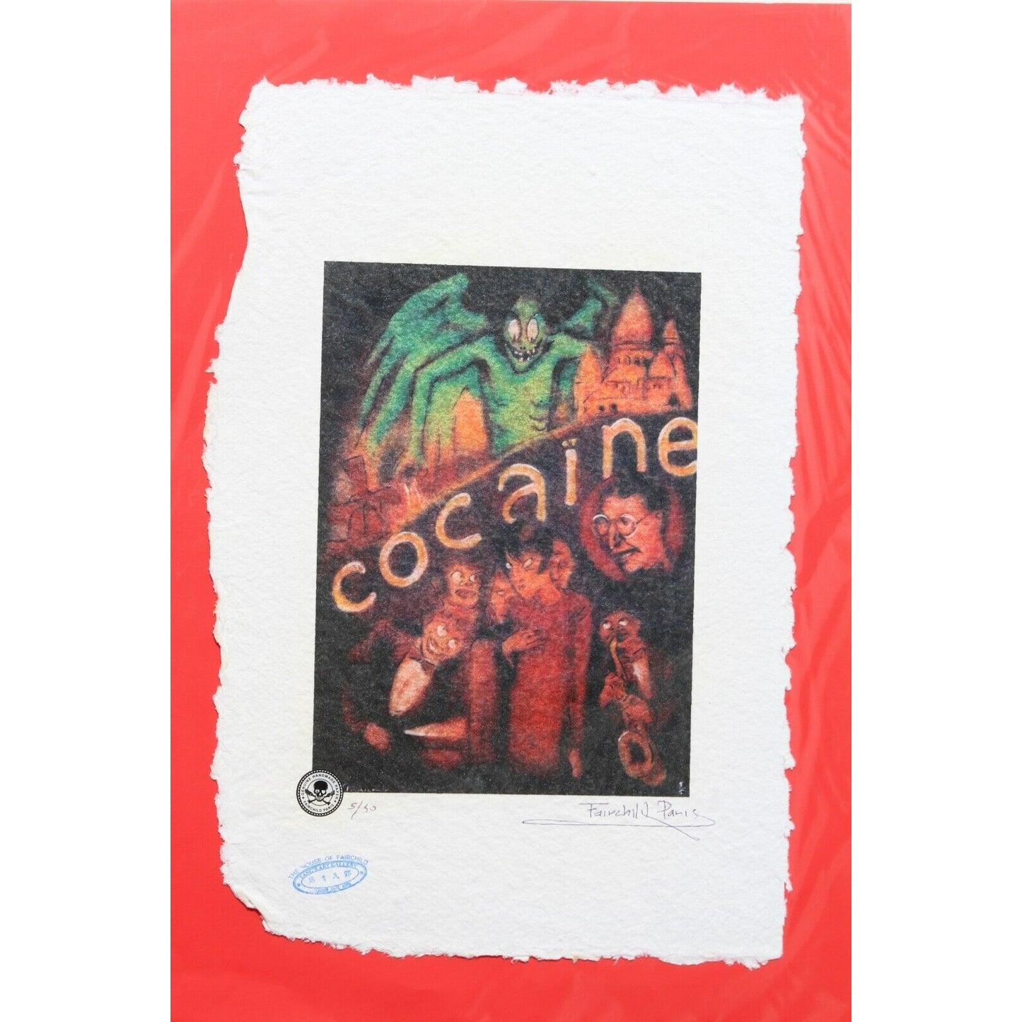 Cocaine Print By Fairchild Paris LE 5/50