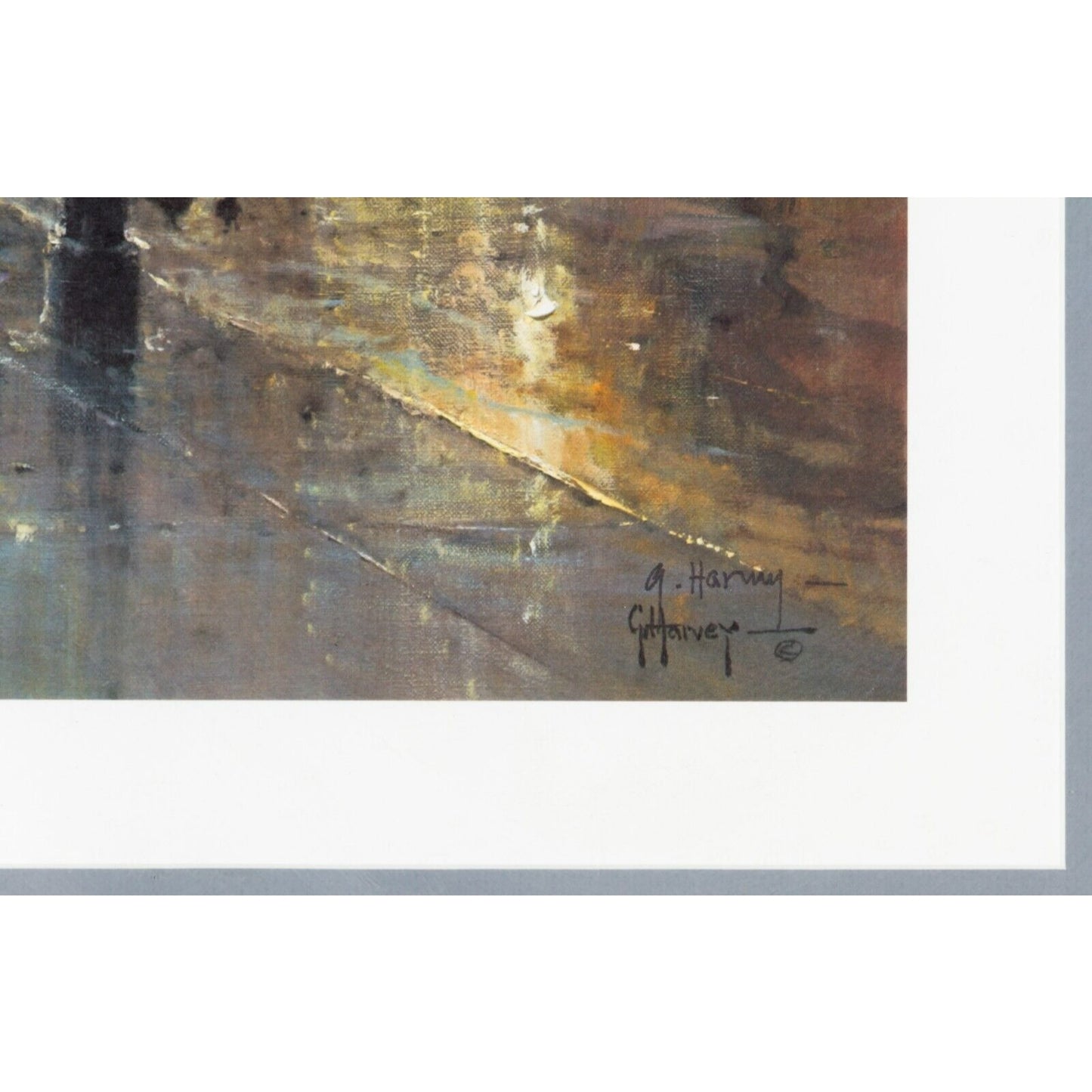 "The Blessing" by G Harvey Framed Lithograph w/ CoA Signed by Artist #12994