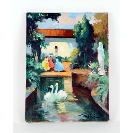 "Untitled" by Jardin Espan, Oil Painting on Canvas, 16x12