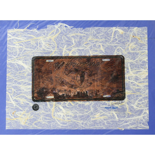 Chanel License Plate Print By Fairchild Paris LE 4/50