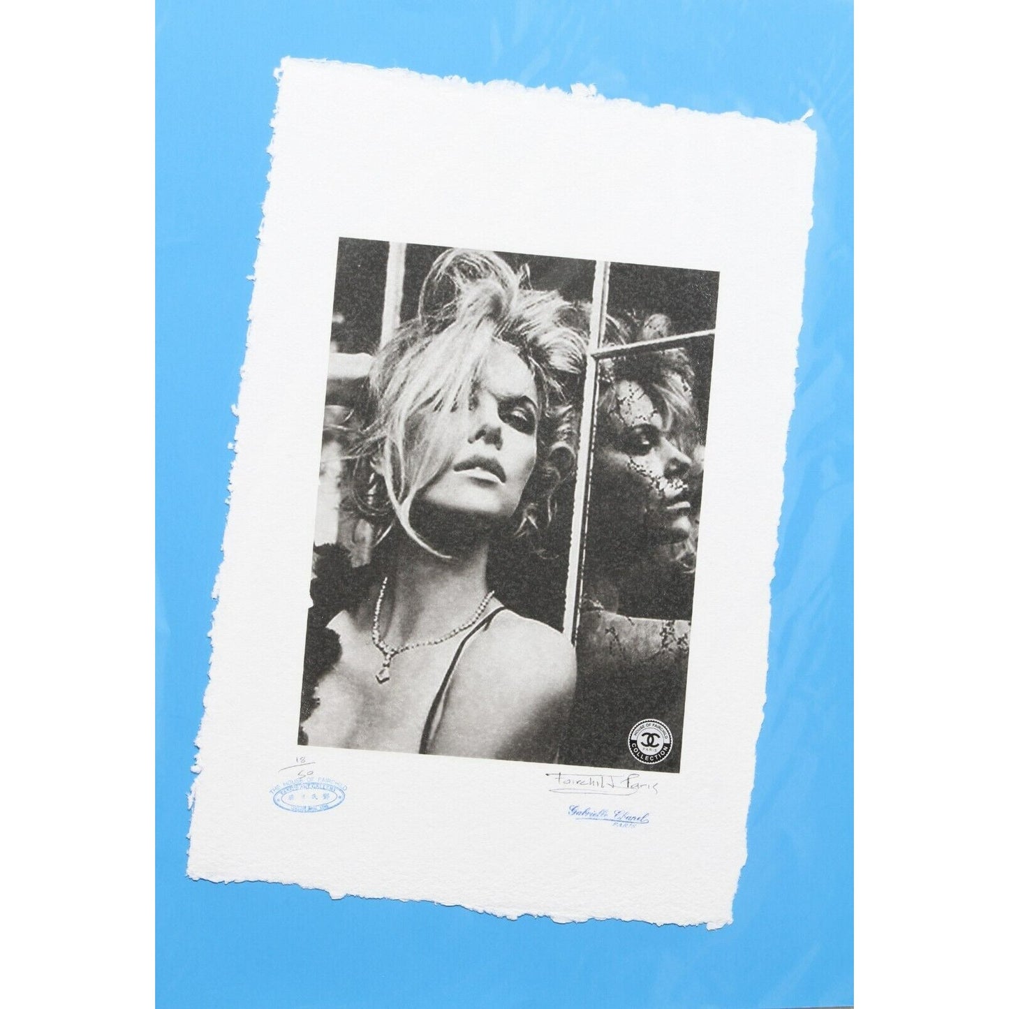 Chanel Woman Print By Fairchild Paris LE 18/50