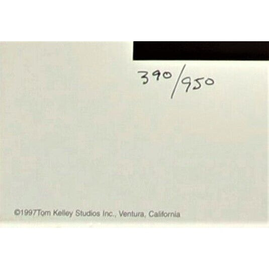 On The Knees Marilyn Monroe by Tom Kelley  No. 390/950 Signed Lithograph