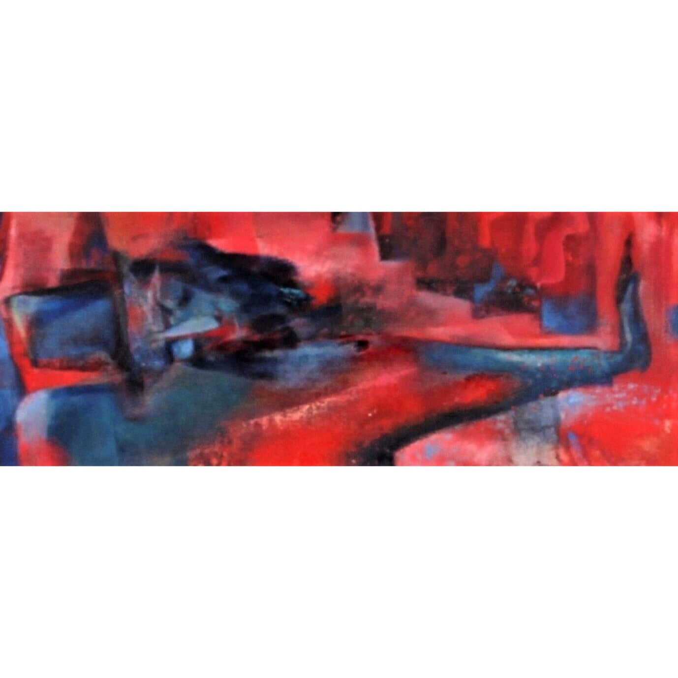 Joseph Wolins: "Dance of the Hassidim" - Oil Painting on Canvas Signed 1962