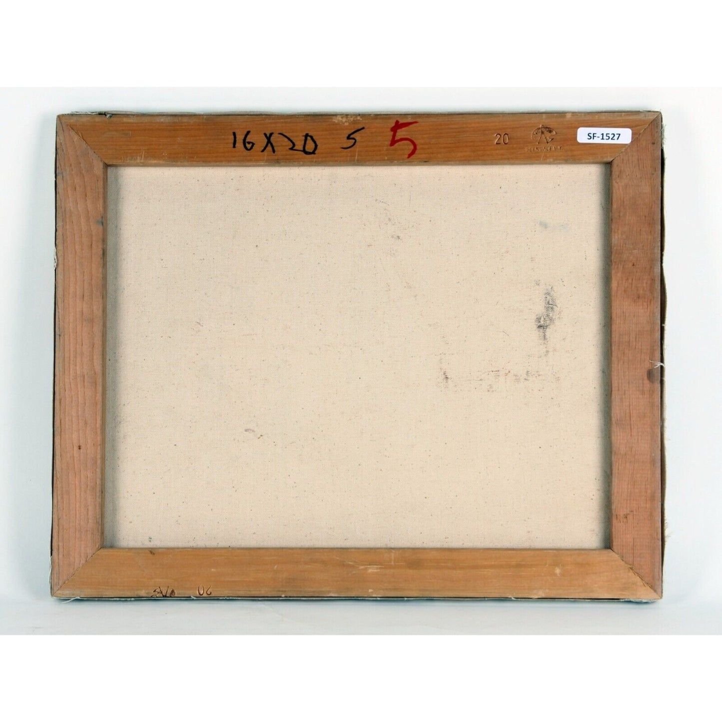 UNTITLED HOUSE PAINTING BY WAGNER OIL ON CANVAS 16" x 20" UNFRAMED