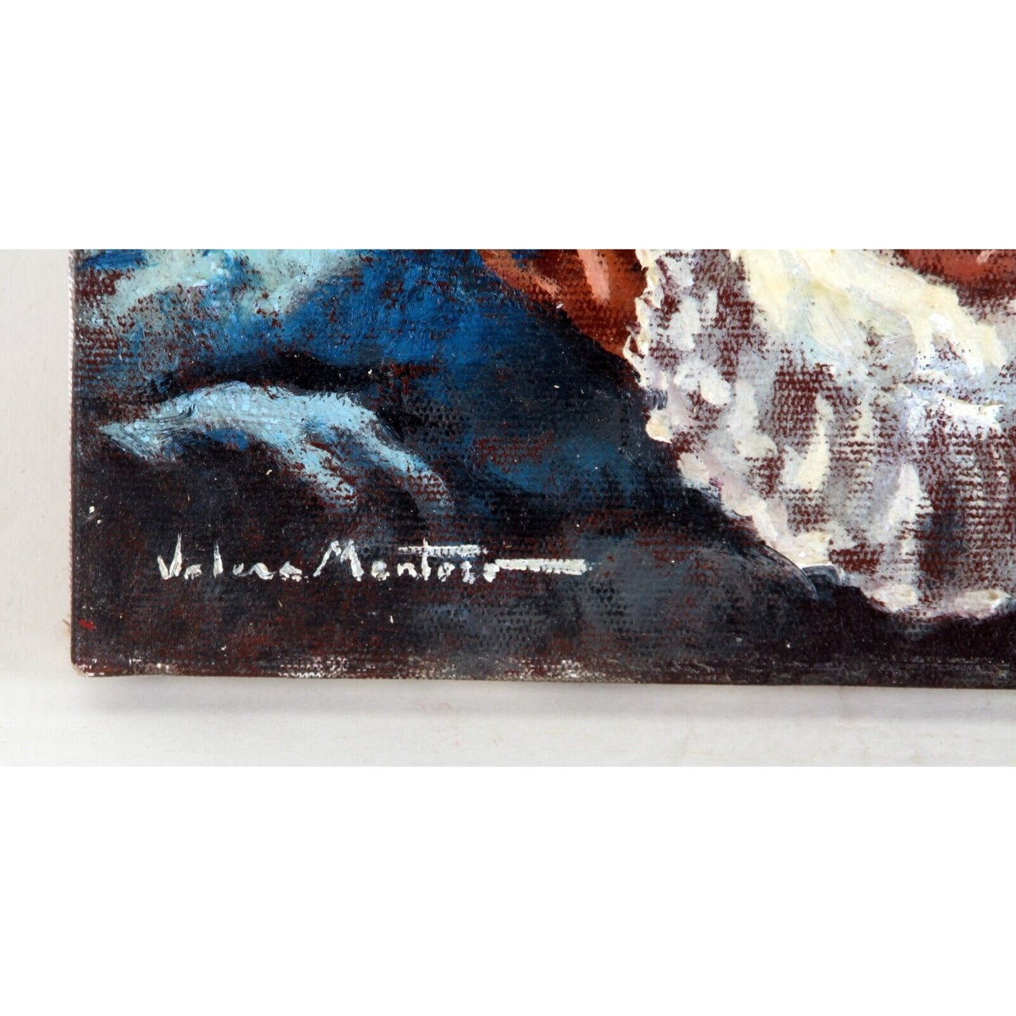 MY BEAUTIFUL BABY HELENA MONTREC OIL ON CANVAS UNFRAMED 14" X 11"