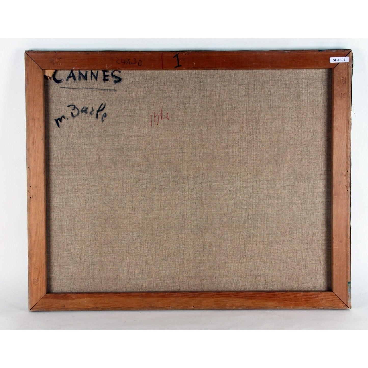 "Cannes" by Barle, Oil Painting on Canvas, 24x30