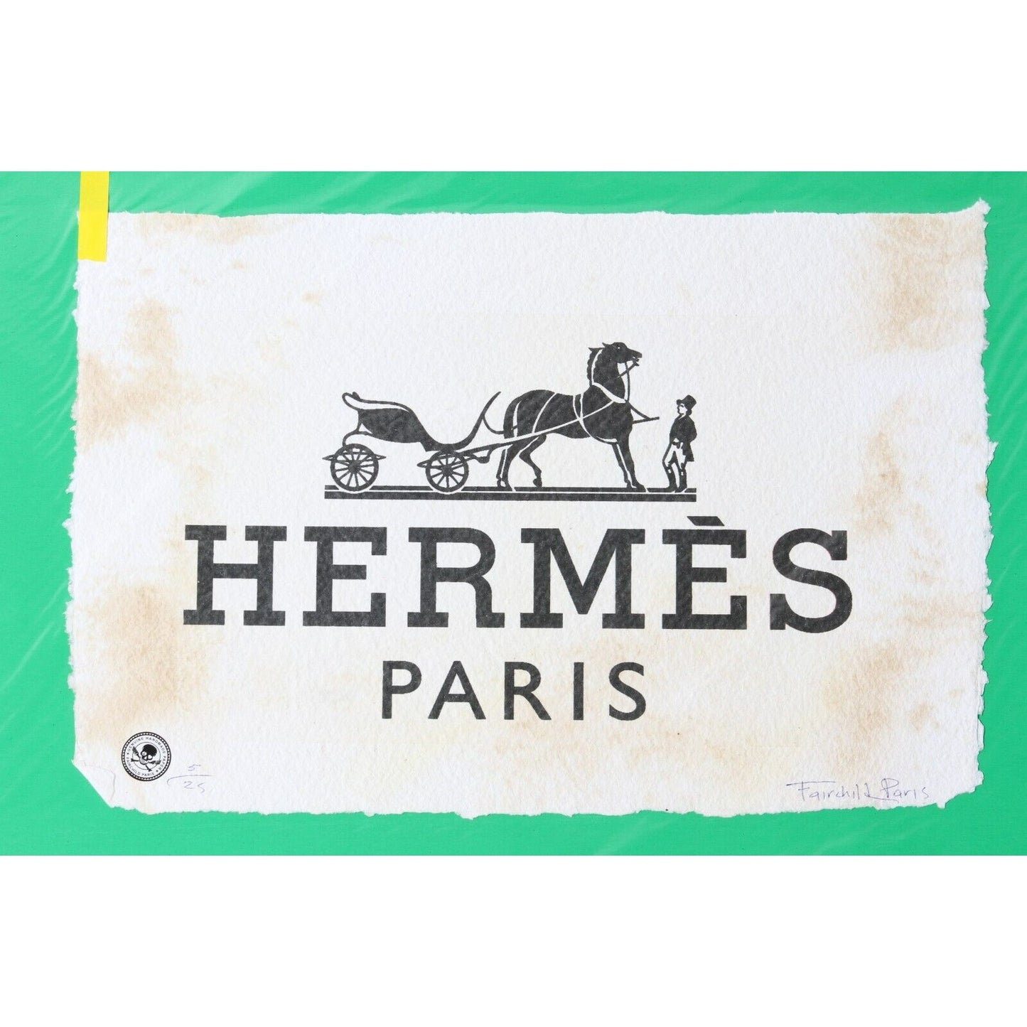 Hermes Paris Print By Fairchild Paris LE 5/25