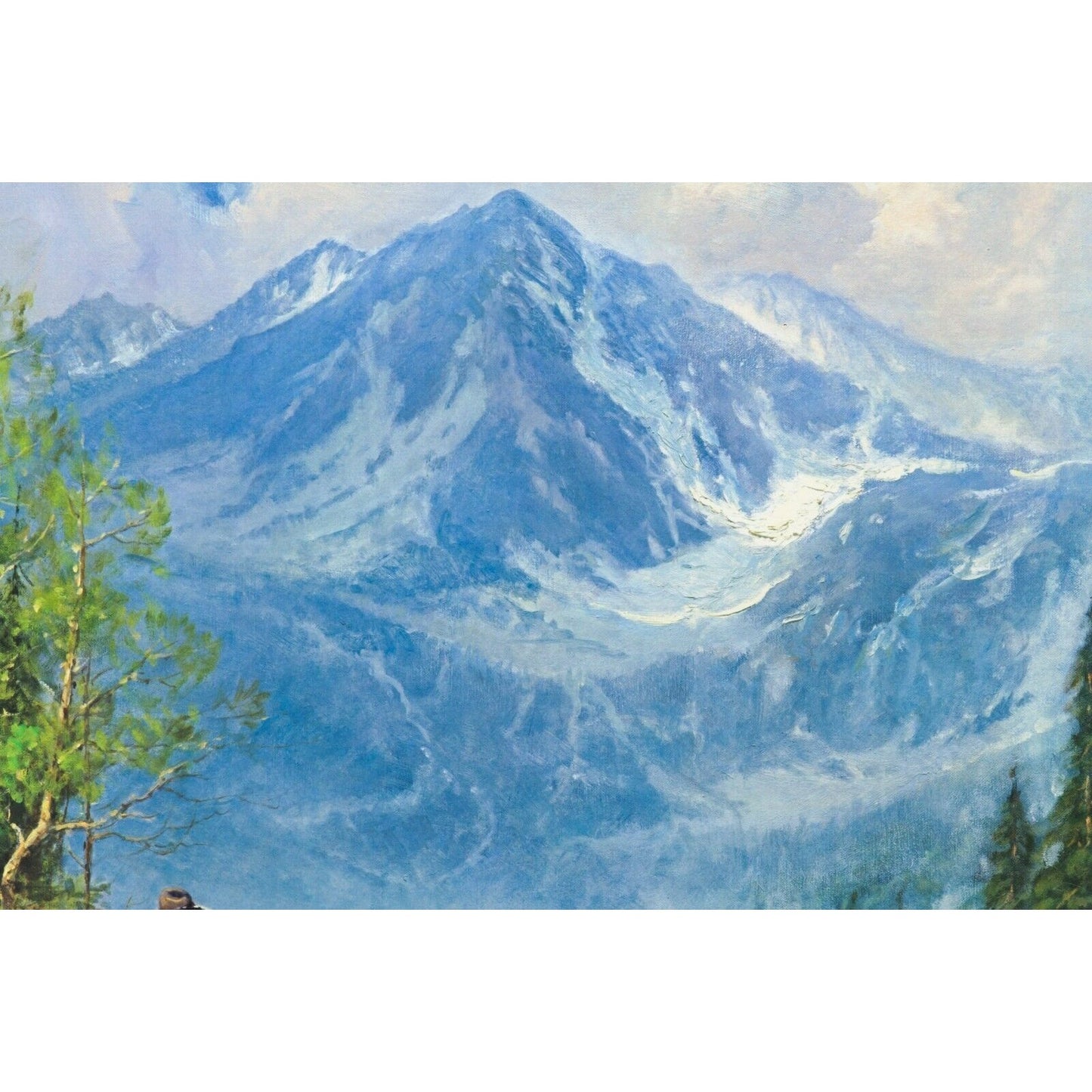 "Reflecting His Majesty" by G Harvey Framed Lithograph w/ CoA #8946