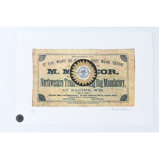 Vintage Truck Ad Print By Fairchild Paris LE 21/25