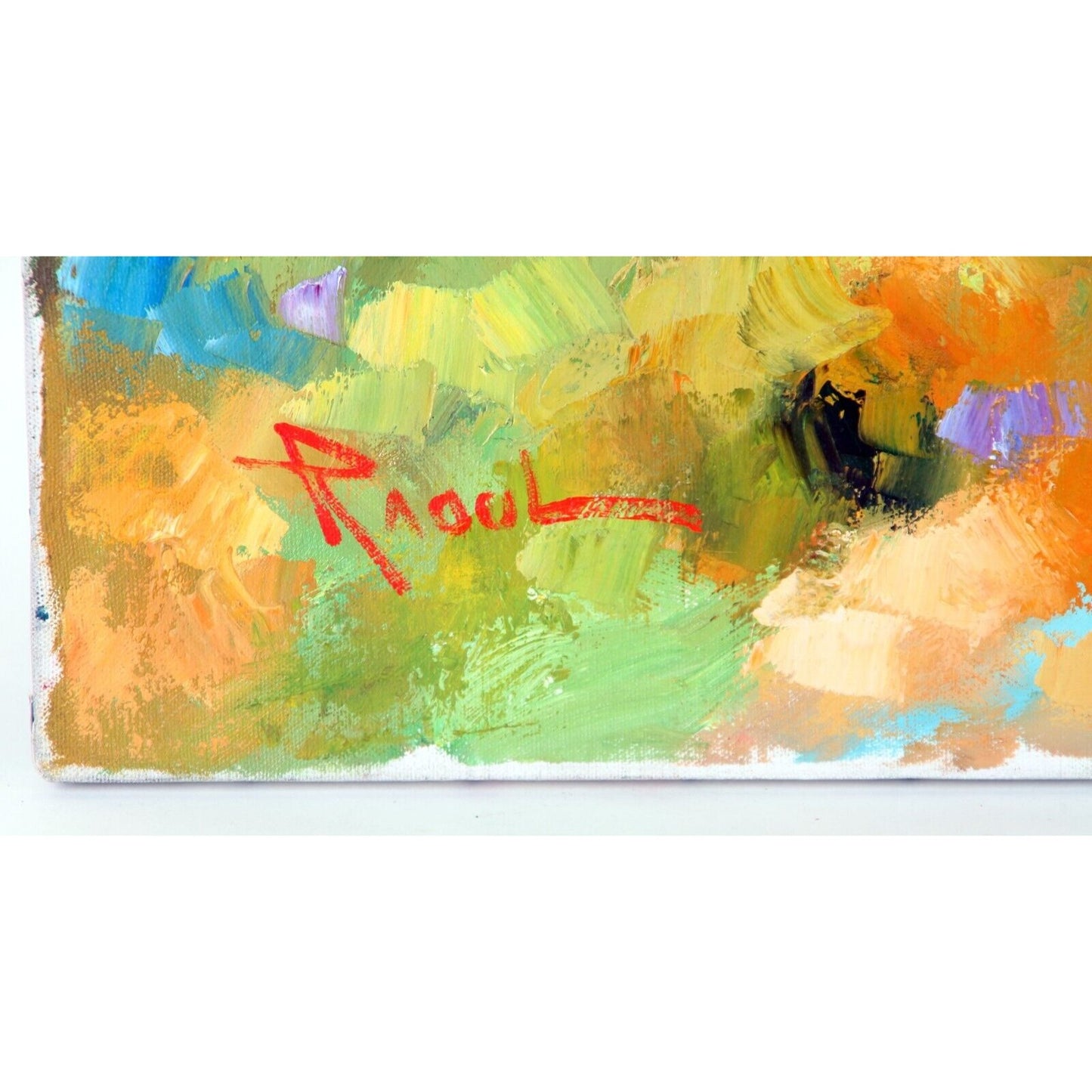 "Untitled" Equestrian by Raoul, Oil Painting on Canvas, 24x30