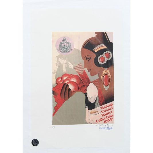 Chanel Winter Collection Print By Fairchild Paris LE 8/50