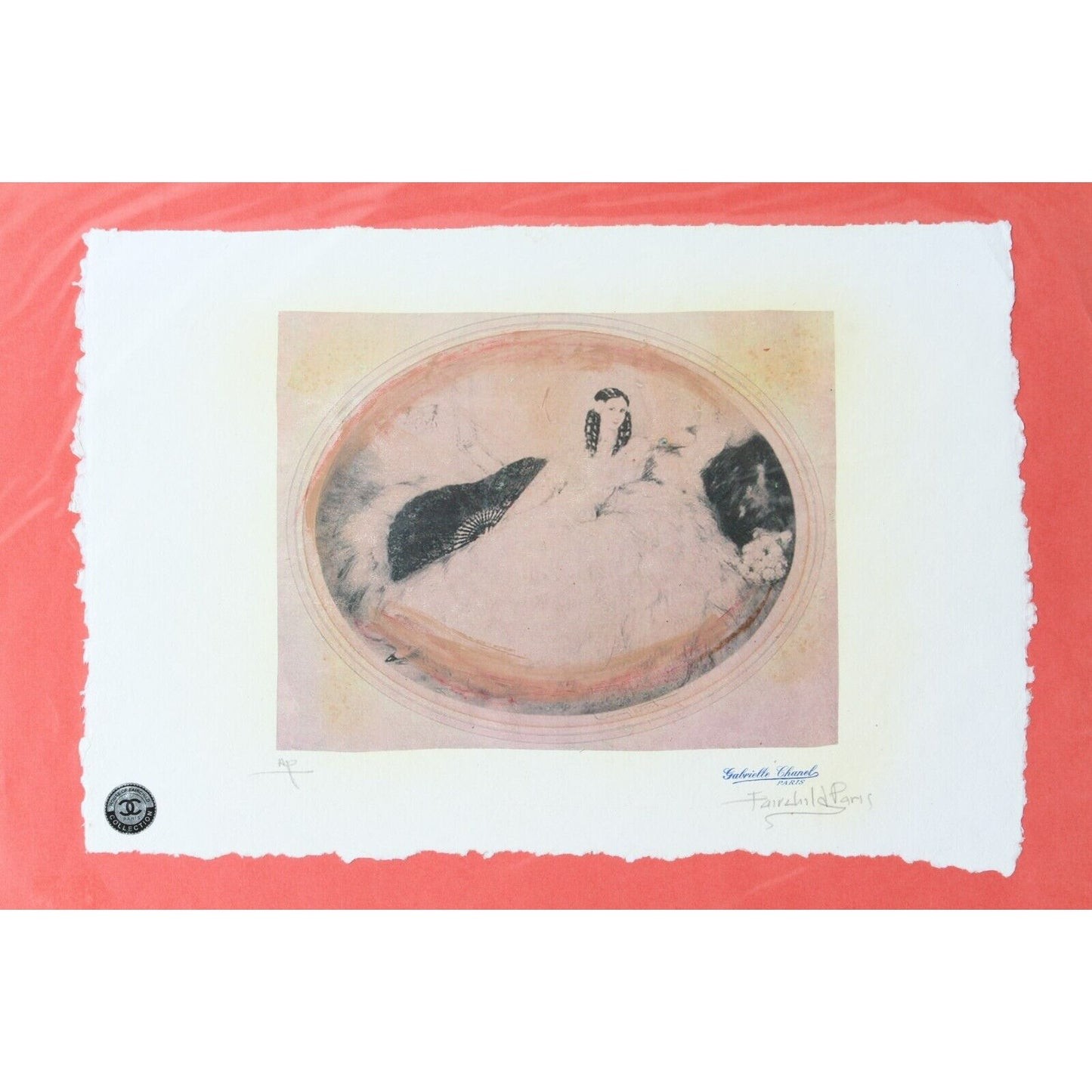 Vintage Woman Print By Fairchild Paris AP