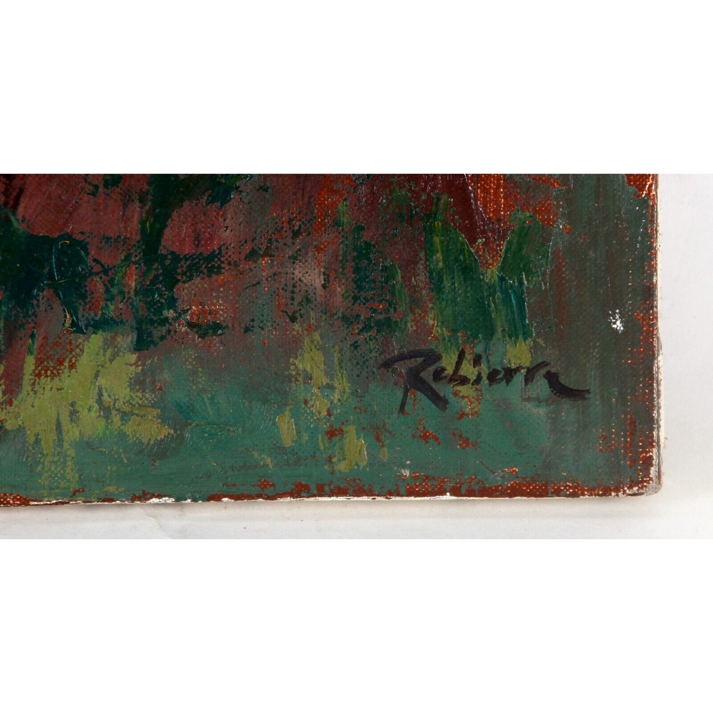 "Mother and Child" by Robierre, Oil Painting on Canvas, 18x14