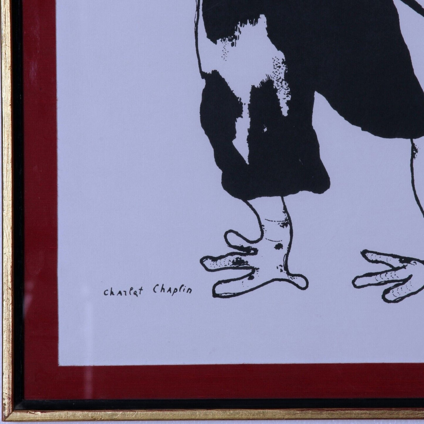 À Charlot Chaplin (Charlie Chaplin) by Marc Chagall Lithograph