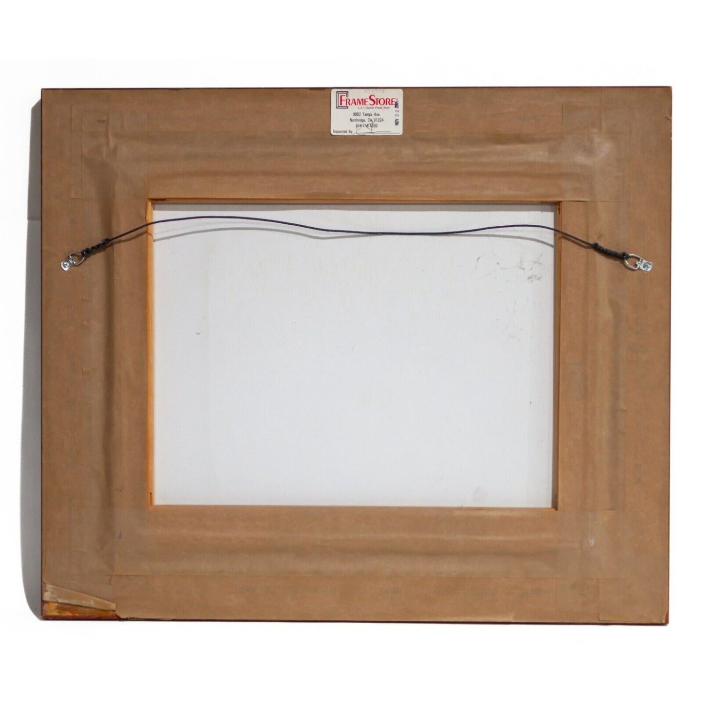 Lavender Fields Untitled Framed Acrylic Painting Signed Castello