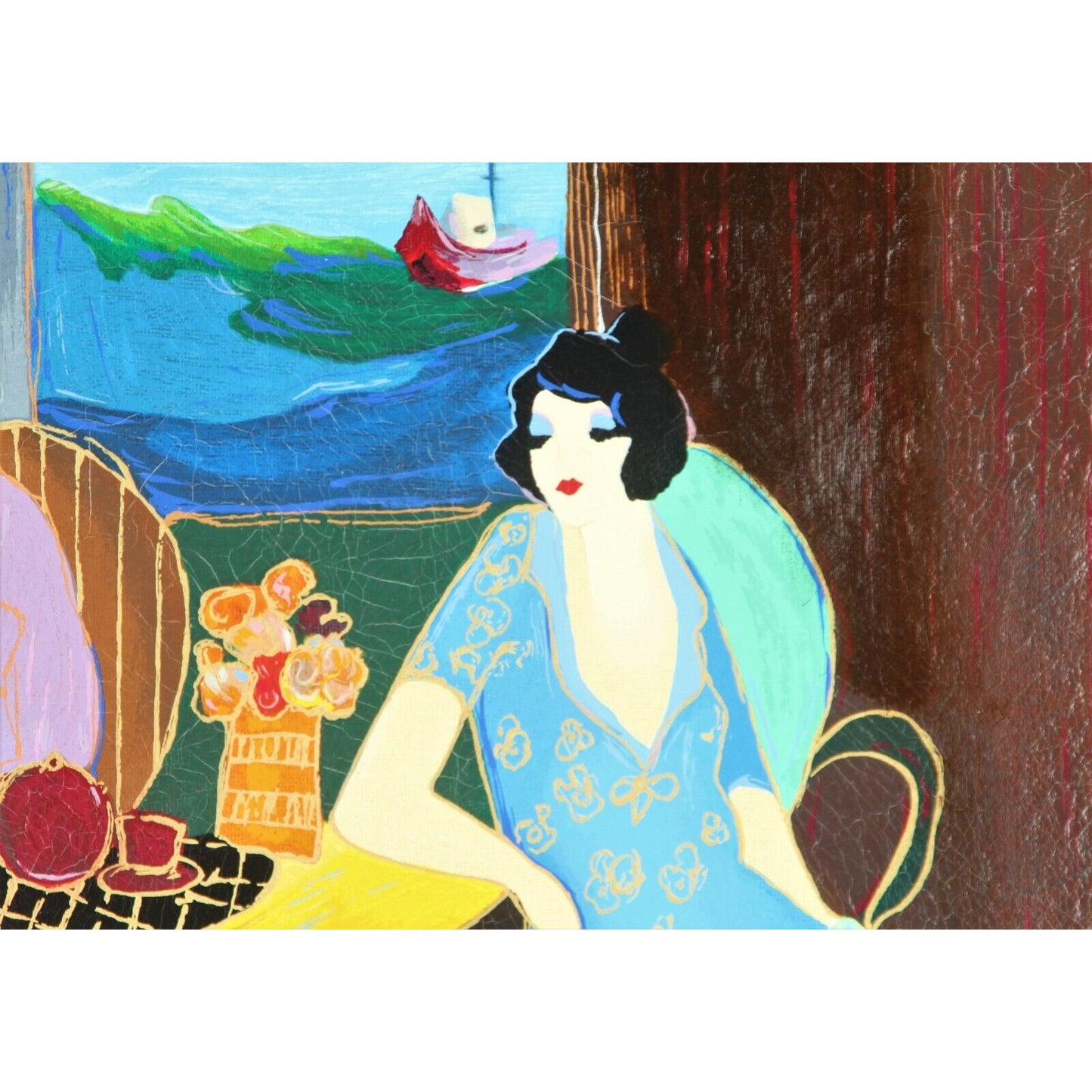 So Long to Summer Days by Itzchak Tarkay Signed Numbered 121/150 Serigraph Print